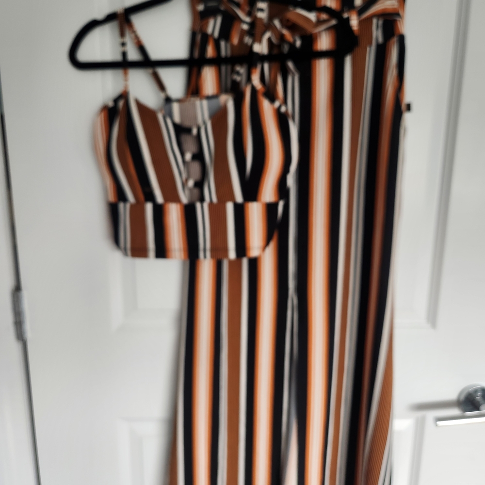 Striped Two-Piece Set